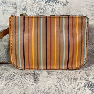 Madewell The Simple Pouch Belt Bag: Rainbow Stripe Edition